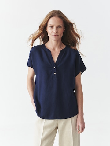 TATUUM Bluse 'Sarakino' in Blau: Vorderseite