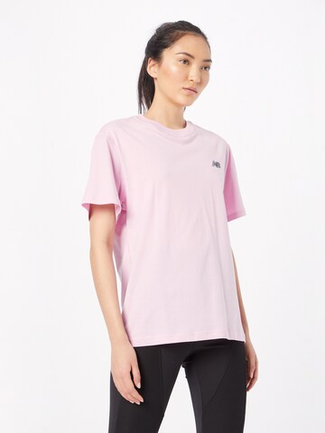 T-Shirt new balance en violet : devant