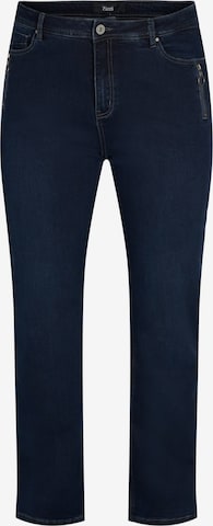 Zizzi Regular Jeans in Blau: predná strana