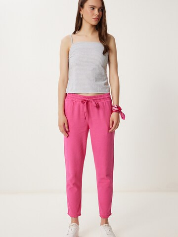 Happiness İstanbul Tapered Nadrág - rózsaszín