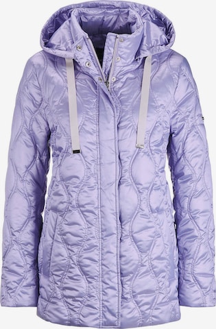 Goldner Übergangsjacke in Lila: Vorderseite