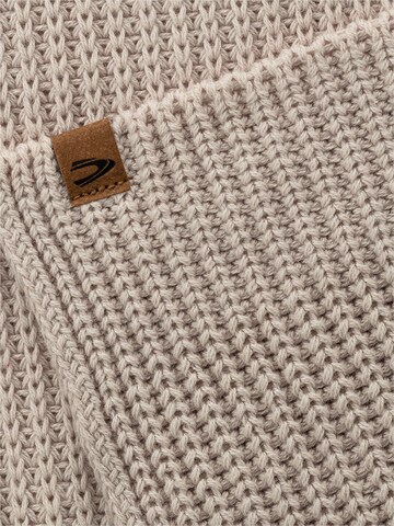 CAMEL ACTIVE Weicher Strickschal aus reiner Baumwolle in Beige