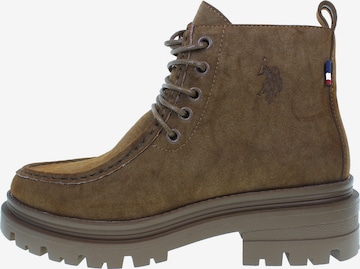 U.S. POLO ASSN. Boots in Brown: front