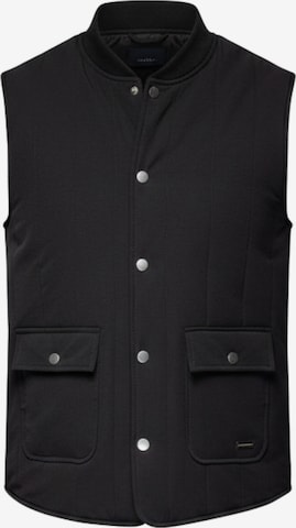 Gilet 'Javj' Ombre en noir : devant