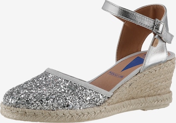 VERBENAS Sandals in Silver: front