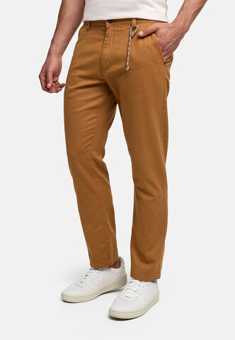 INDICODE JEANS Regular Chino 'Melio' in Bruin