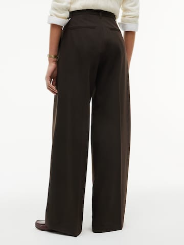 TOMMY HILFIGER Wide Leg Hose in Braun