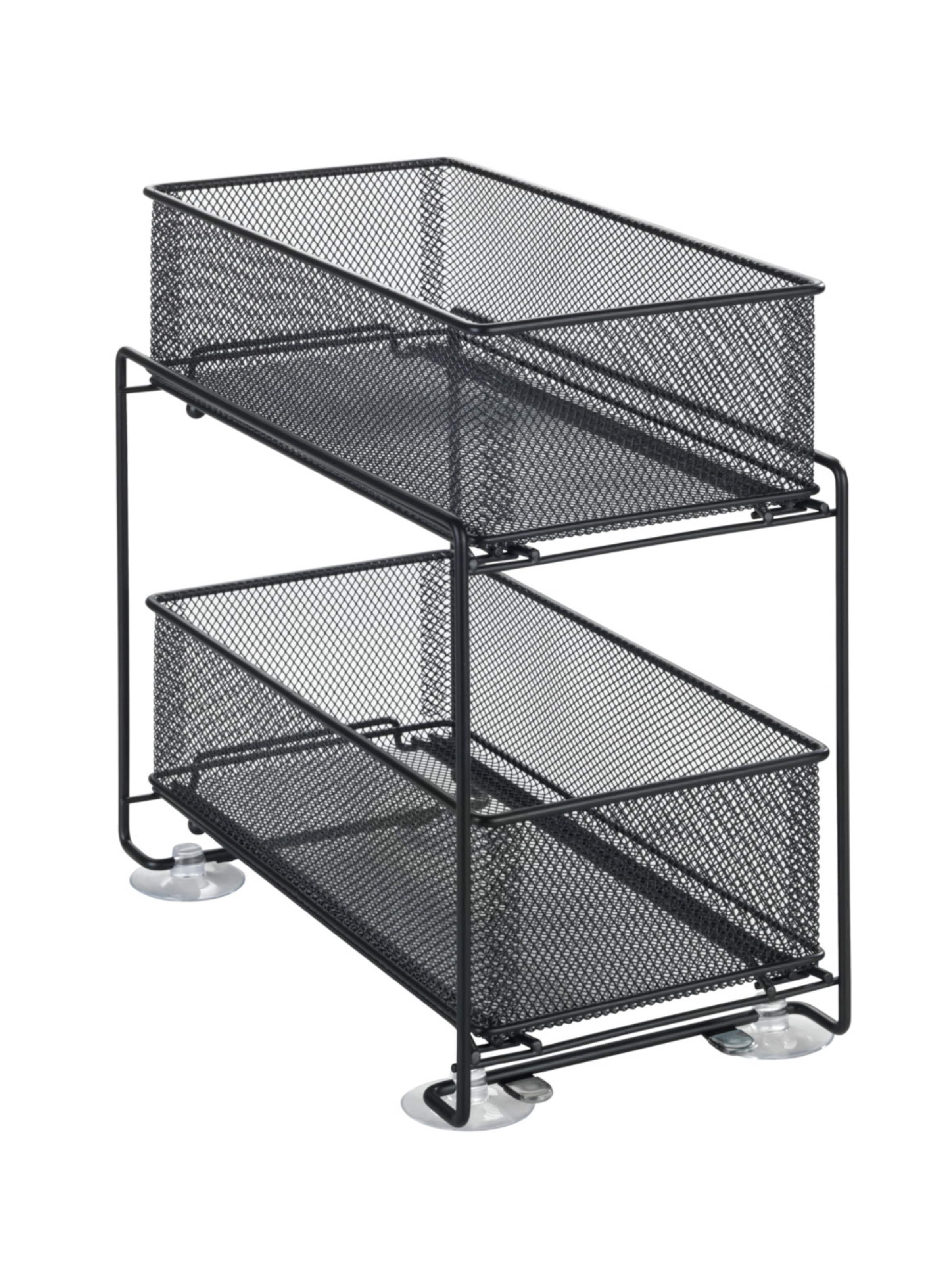 Wenko Box/Basket 'Gioma' in Black: front