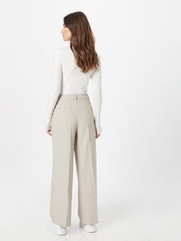 Soft Rebels Wide leg Pleated Pants 'Malia' in Beige