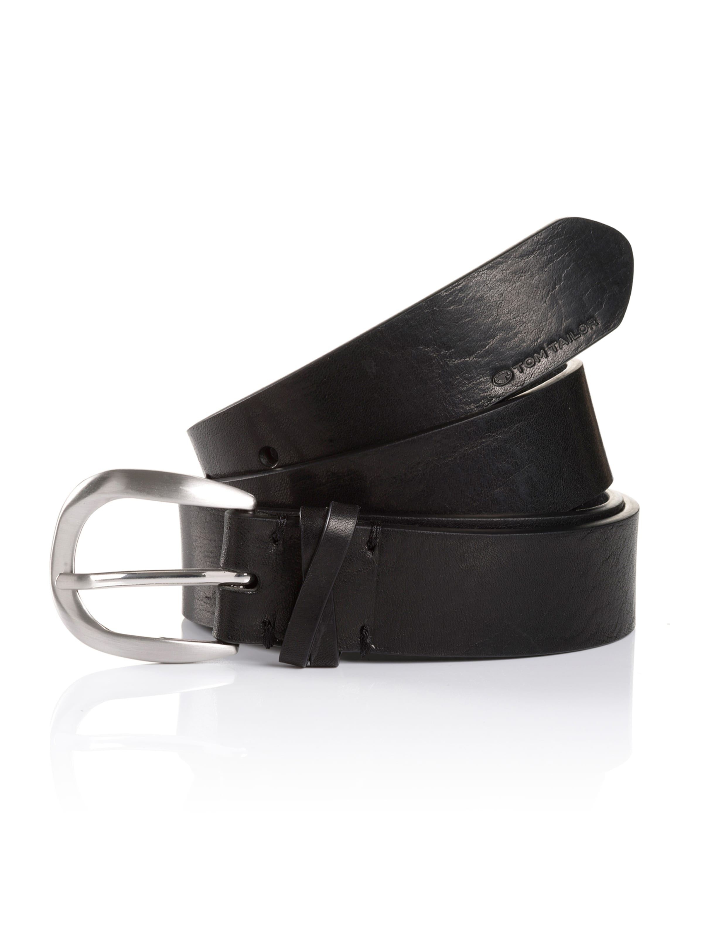 juoda TOM TAILOR Diržas 'NANCY': priekis