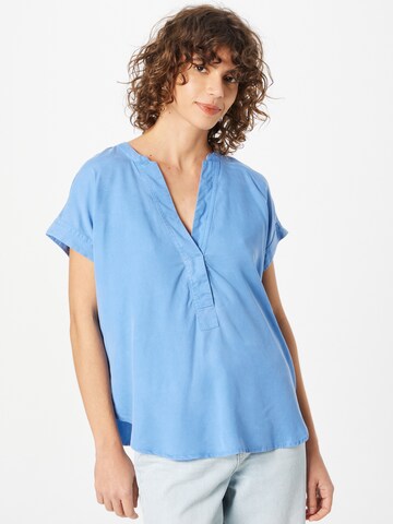 Camicia da donna di ESPRIT in blu: frontale