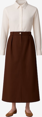 Touche Prive Skirt in Brown: front