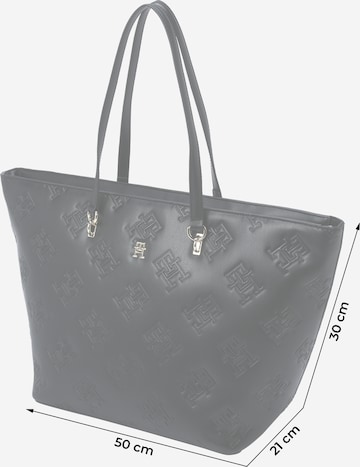 TOMMY HILFIGER Shopper in Schwarz