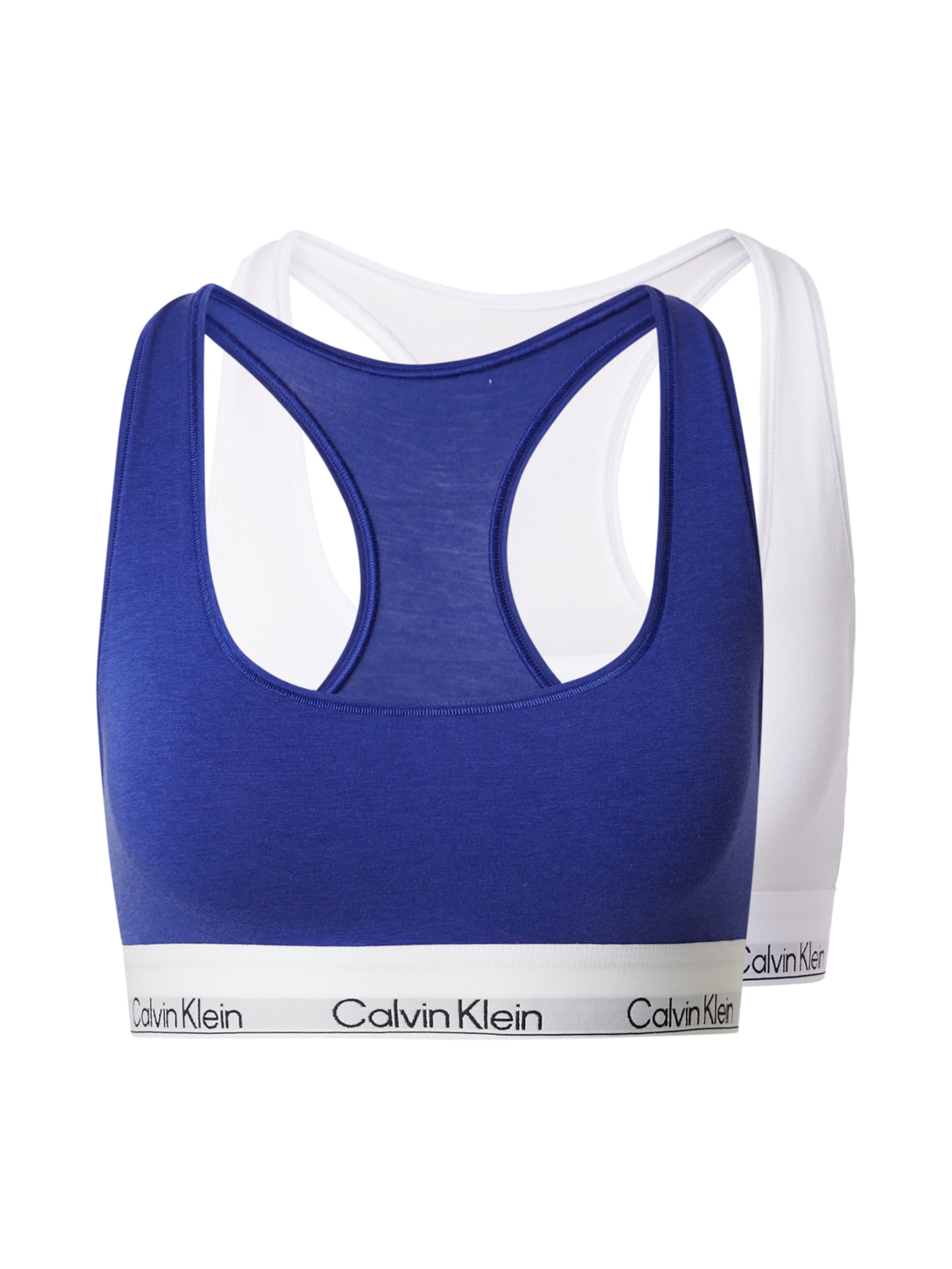 Bustier Soutien-gorge Calvin Klein Underwear en bleu : devant