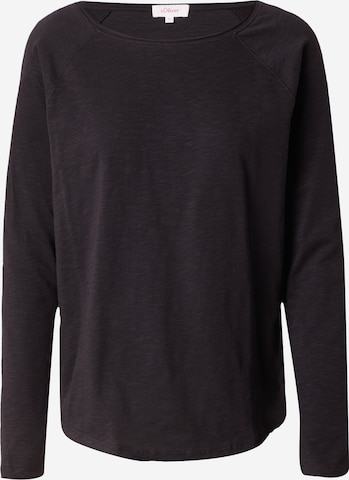 s.Oliver Shirt in Black: front