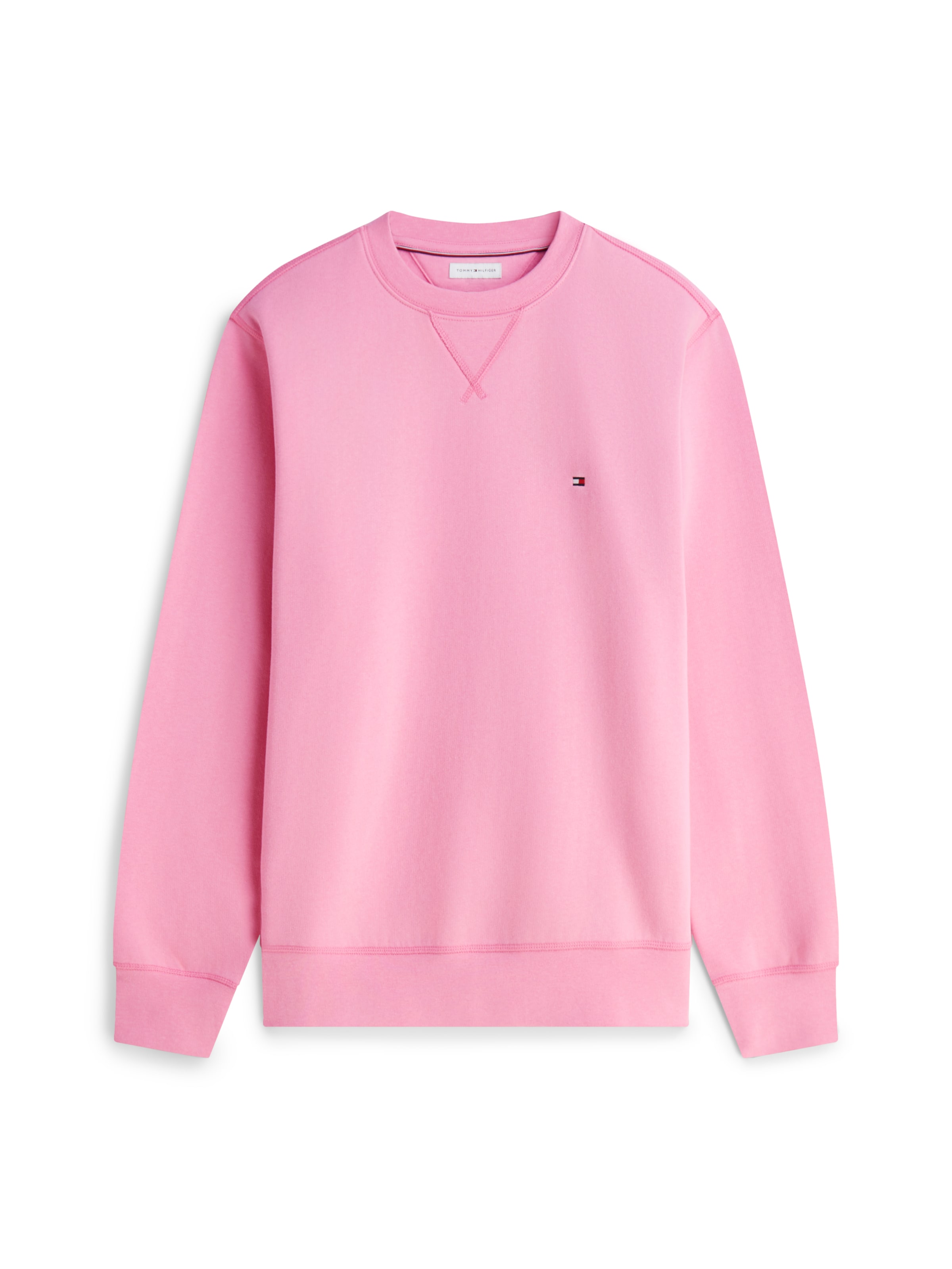 TOMMY HILFIGER - Sweatshirt 'ESS SEASONAL' em rosa: frente