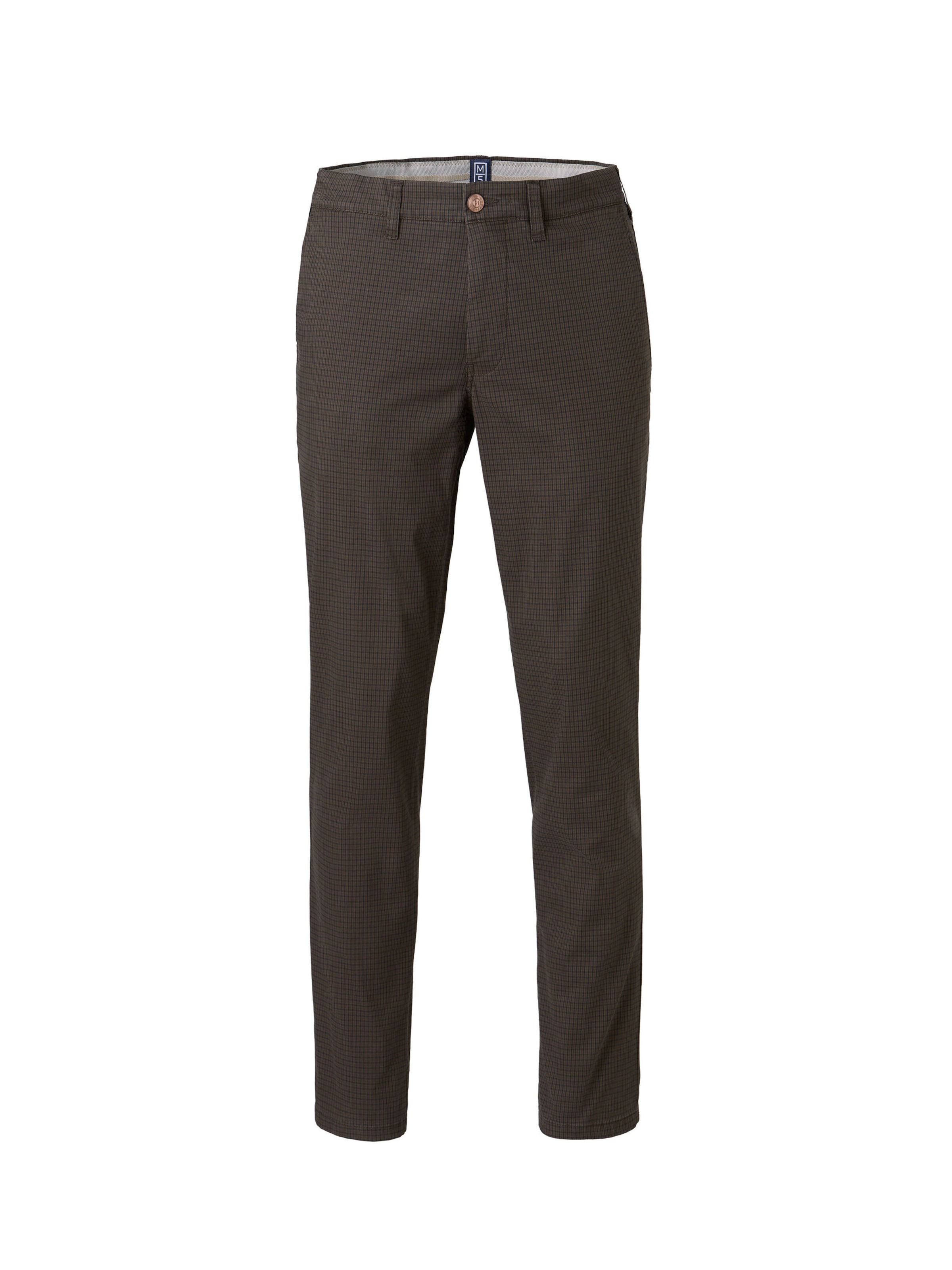 MEYER Regular Chinohose 'M5 Chino 2-6190' in Braun: Vorderseite