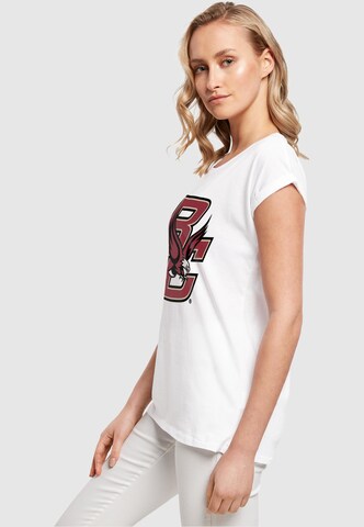 Merchcode T-Shirt 'Boston College - Eagles' in Weiß