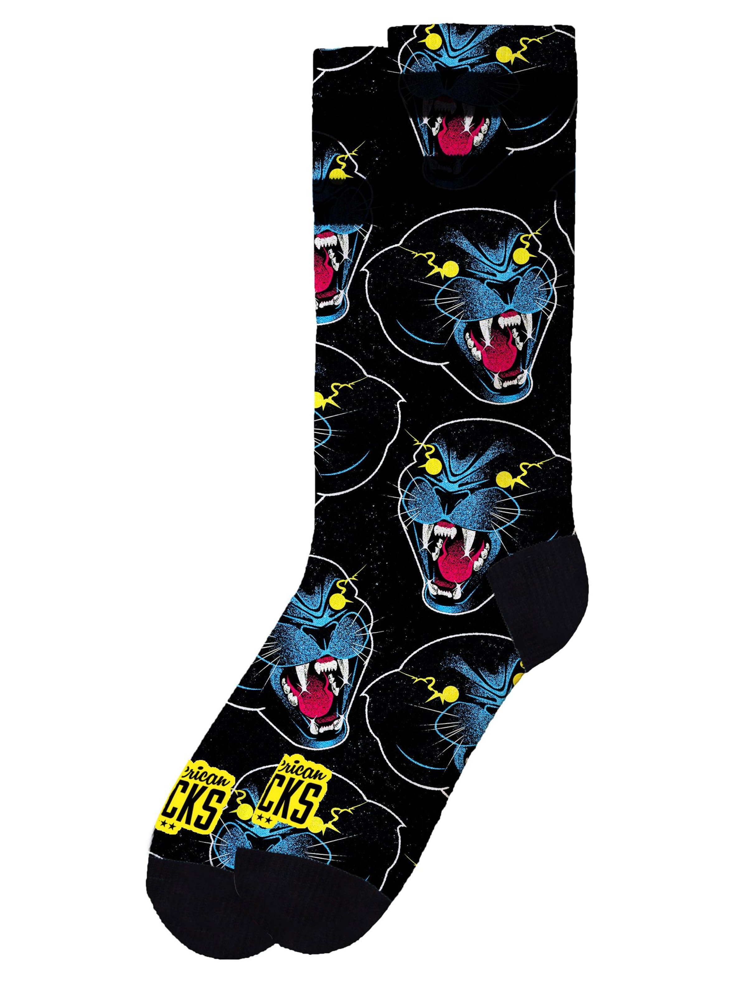 American Socks Socken 'Shadow'‌‌‌‌‌ in Schwarz: Vorderseite