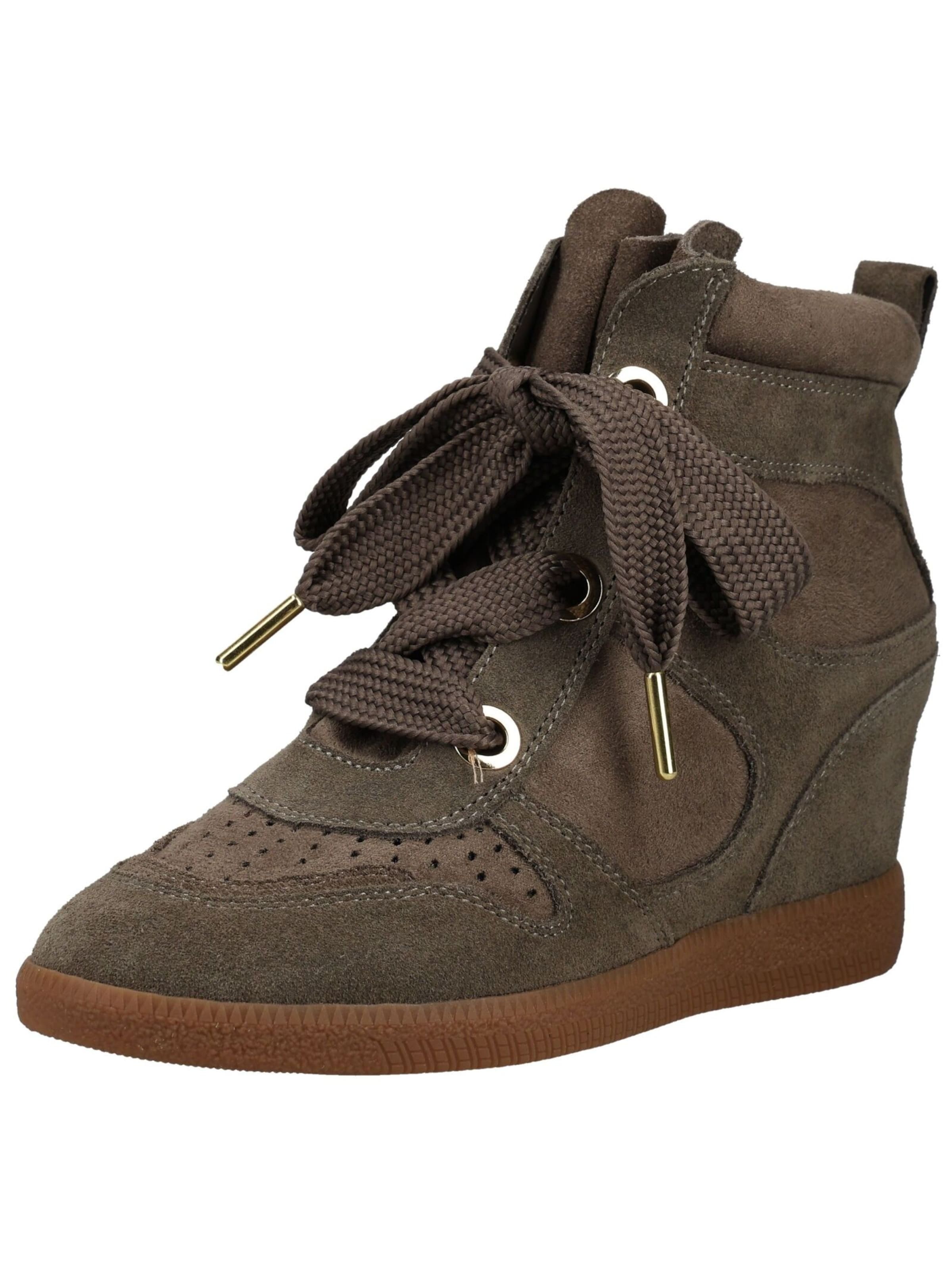 STEVE MADDEN Schnürstiefelette 'Mables' in Grau: Vorderseite