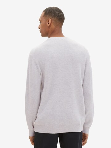 TOM TAILOR Sweater in White