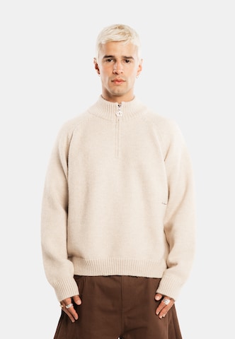 Pullover di Another Cotton Lab in beige: frontale