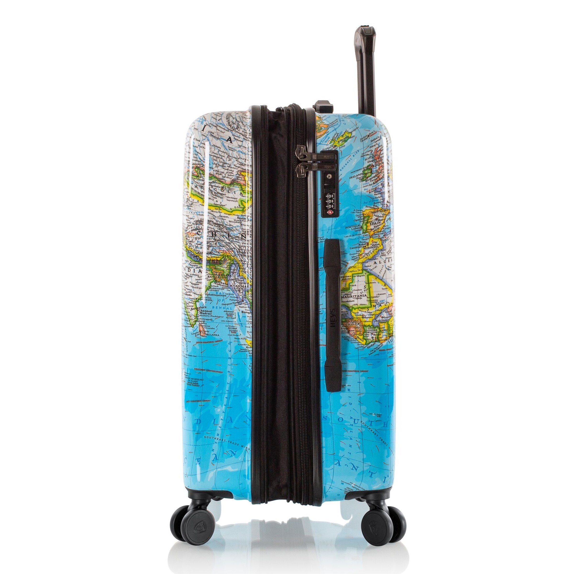Heys Suitcase Set 'Black Camo' in Blue