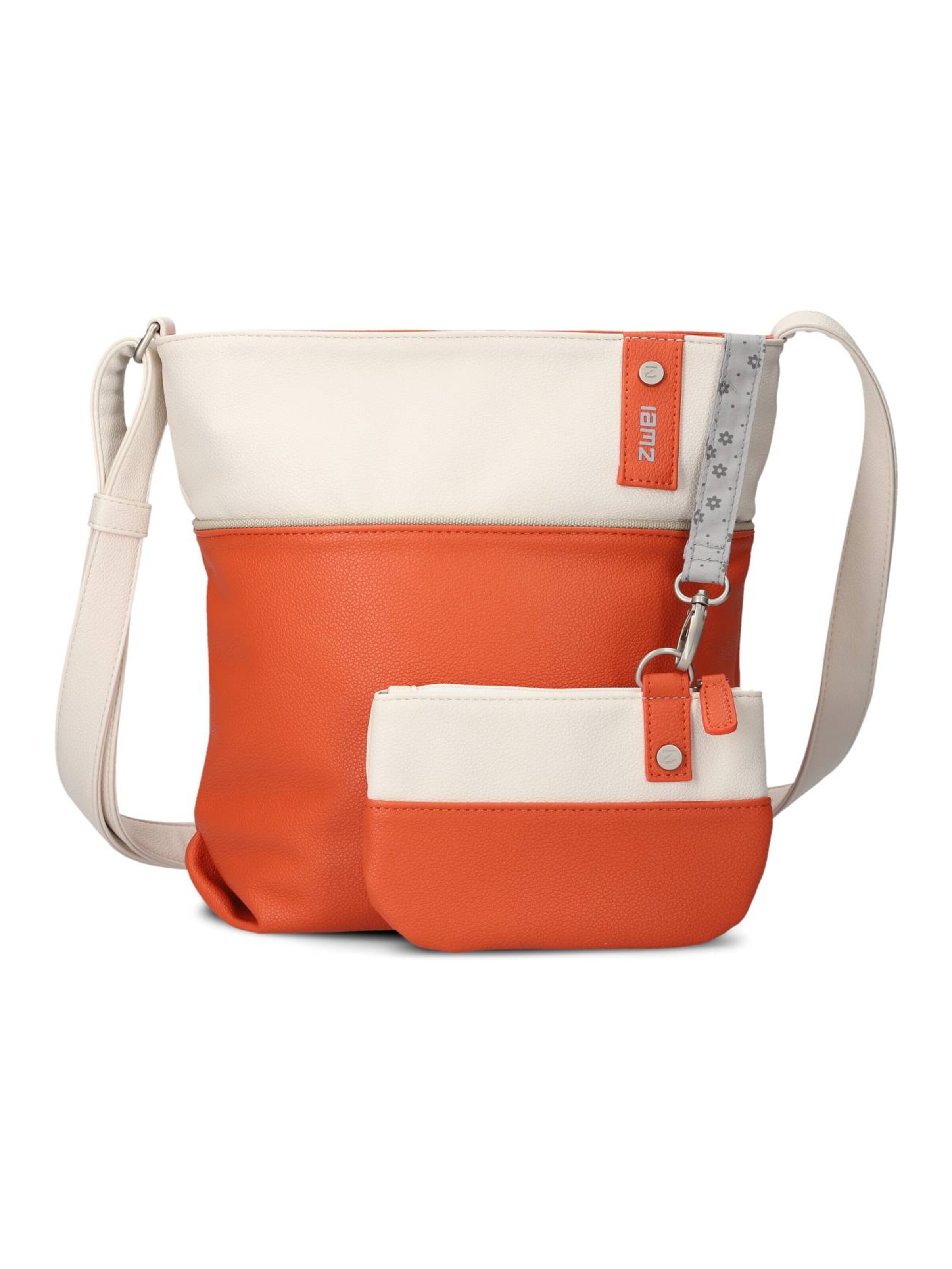 ZWEI Handtasche 'JANA J10'‌‌‌‌‌ in Orange: Vorderseite