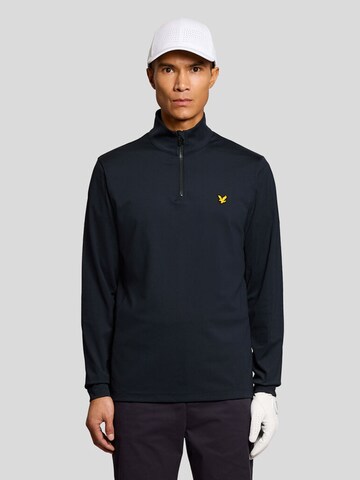 Lyle & Scott Sportsweatshirt in Blauw: voorkant