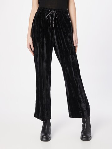 BOSS Loose fit Pants 'Tassia' in Black: front