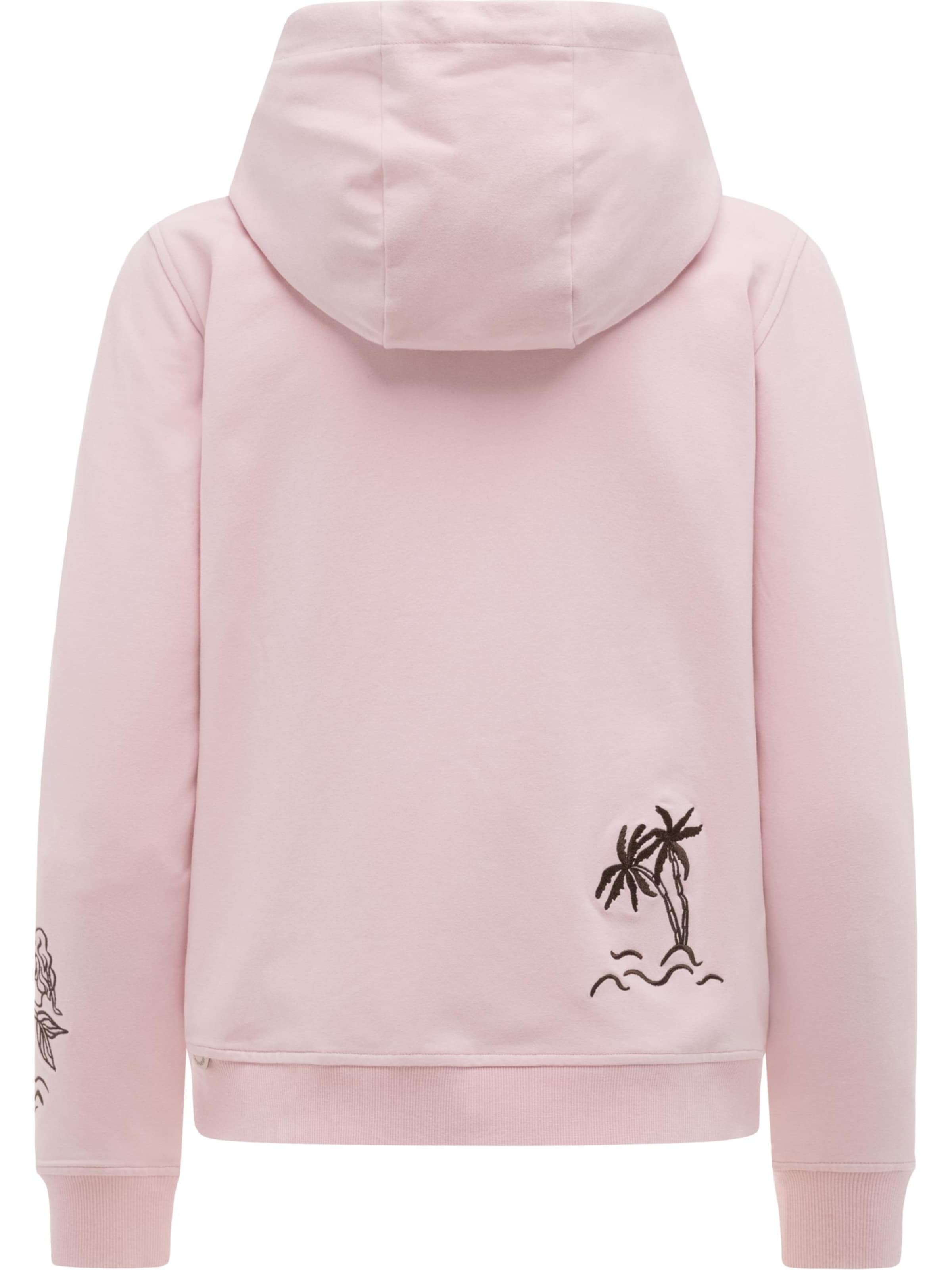 Ragwear Sweat jacket 'Parya' in Pink