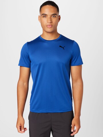 PUMA Функциональная футболка 'Fav Blaster' в Синий: спереди