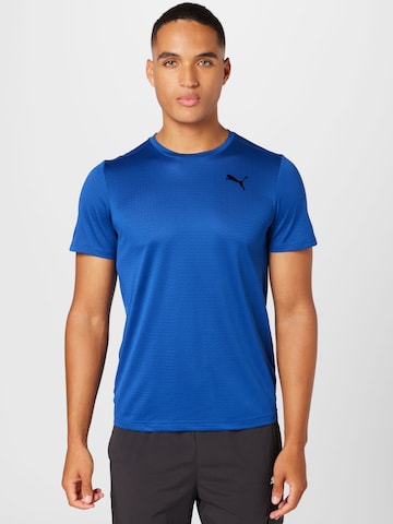 PUMA - Camiseta funcional 'Fav Blaster' en azul: frente