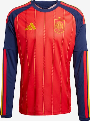 ADIDAS PERFORMANCE - Camisa funcionais 'Spain 26 Home Long Sleeve' em vermelho: frente