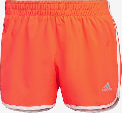 ADIDAS PERFORMANCE Workout Pants in Orange red / White, Item view