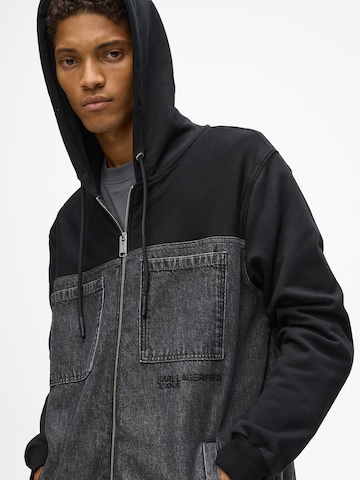 KARL LAGERFELD JEANS - Casaco meia-estação em preto