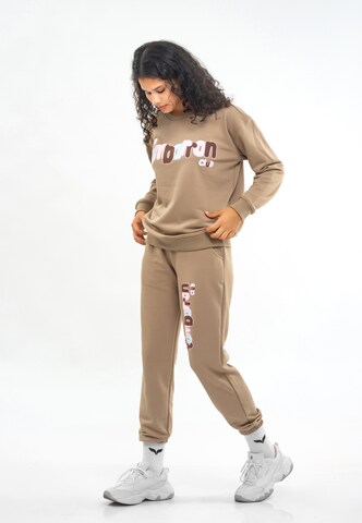 Tom Barron Regular Sweatsuit in Brown