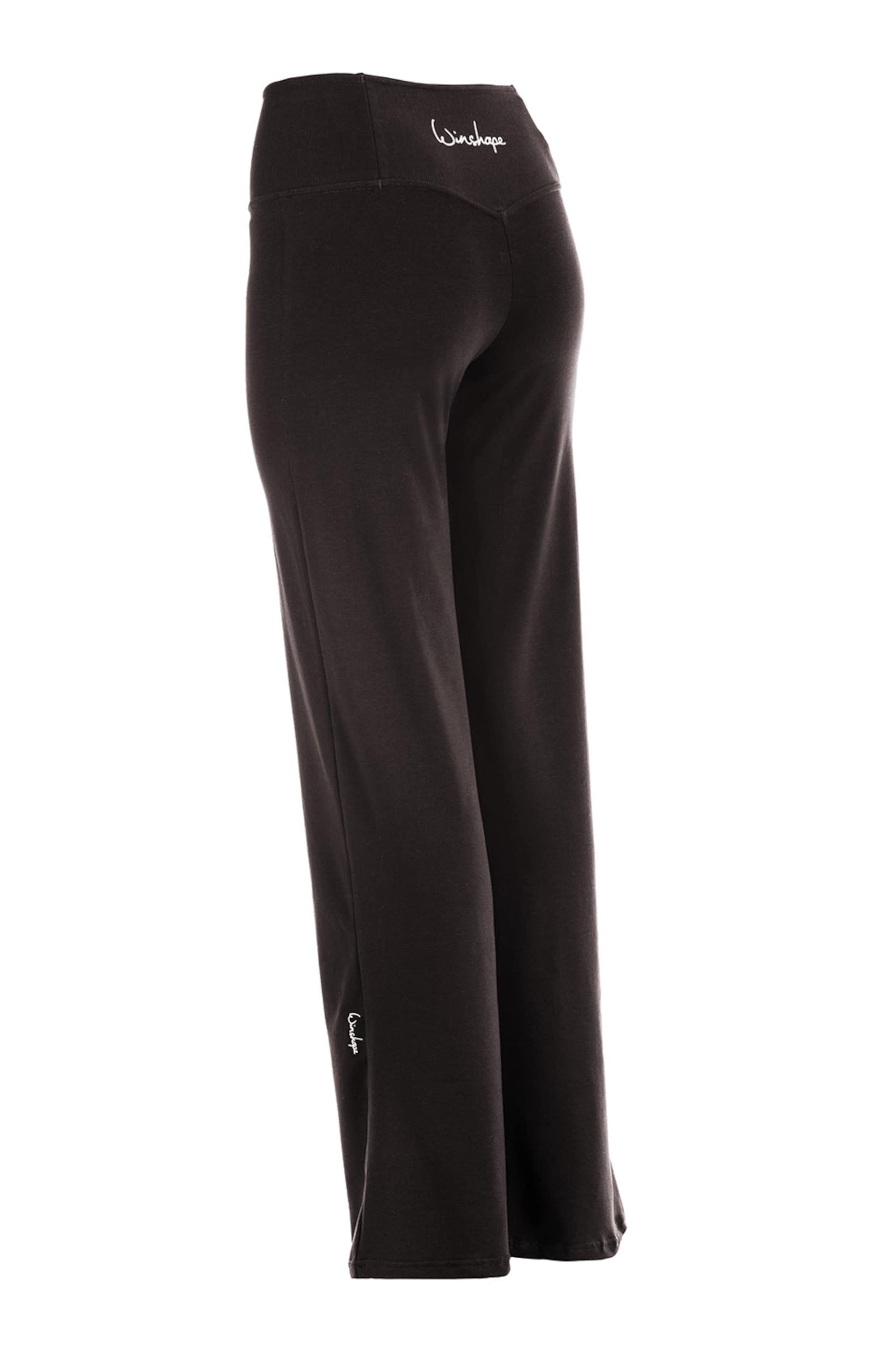 Winshape Flared Sporthose 'WH3' in Schwarz