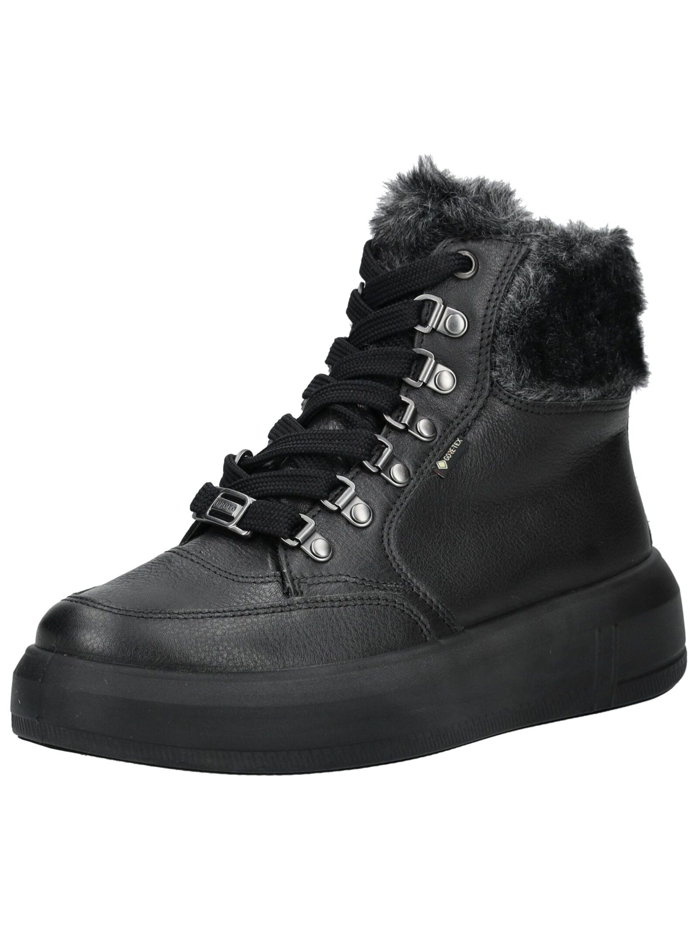 Legero Schnürstiefelette in Schwarz: Vorderseite