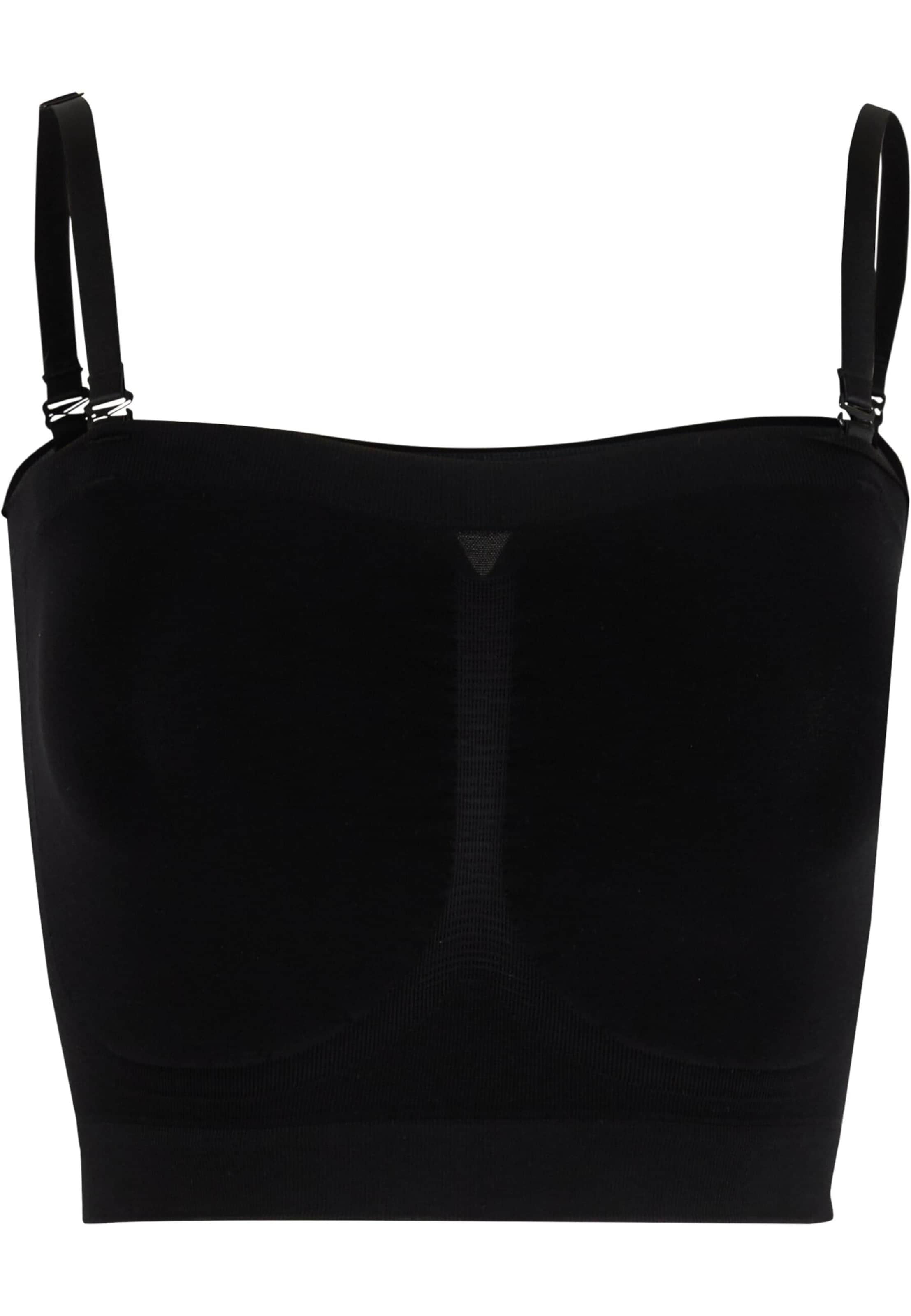 Lykkeland Atelier Shaping top 'Second Skin' in Black: front