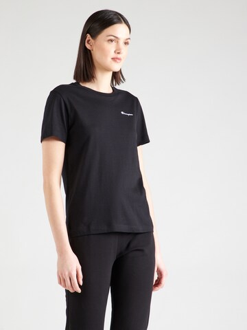 Maglietta di Champion Authentic Athletic Apparel in nero: frontale