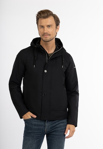 DreiMaster Klassik Weatherproof jacket in Black: front