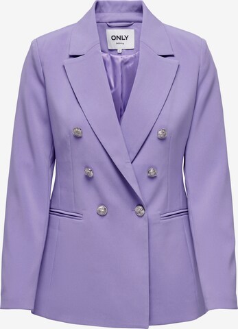 Blazer 'ASTRID' ONLY en violet : devant