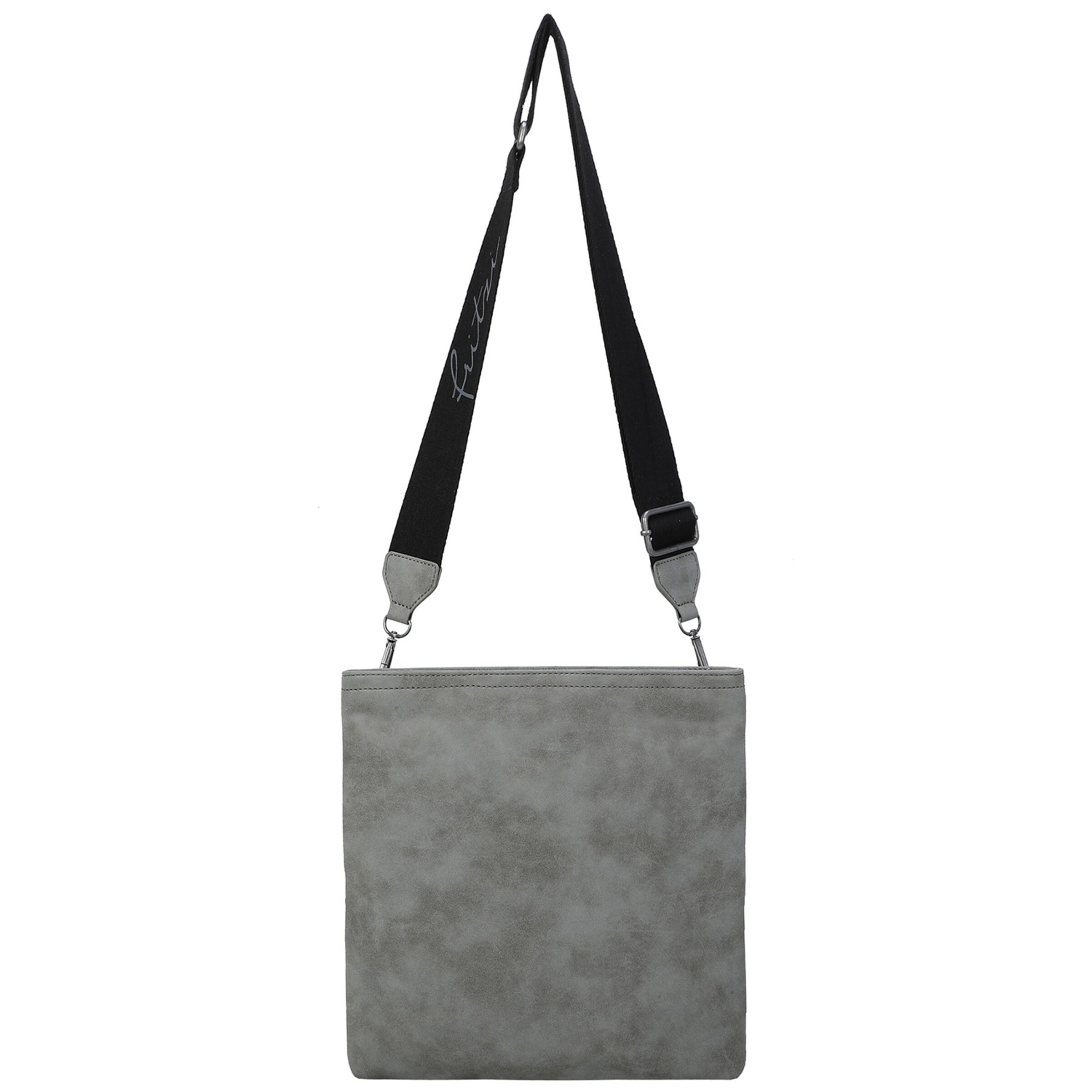 Fritzi aus Preußen Crossbody bag 'Ronja' in Grey: front