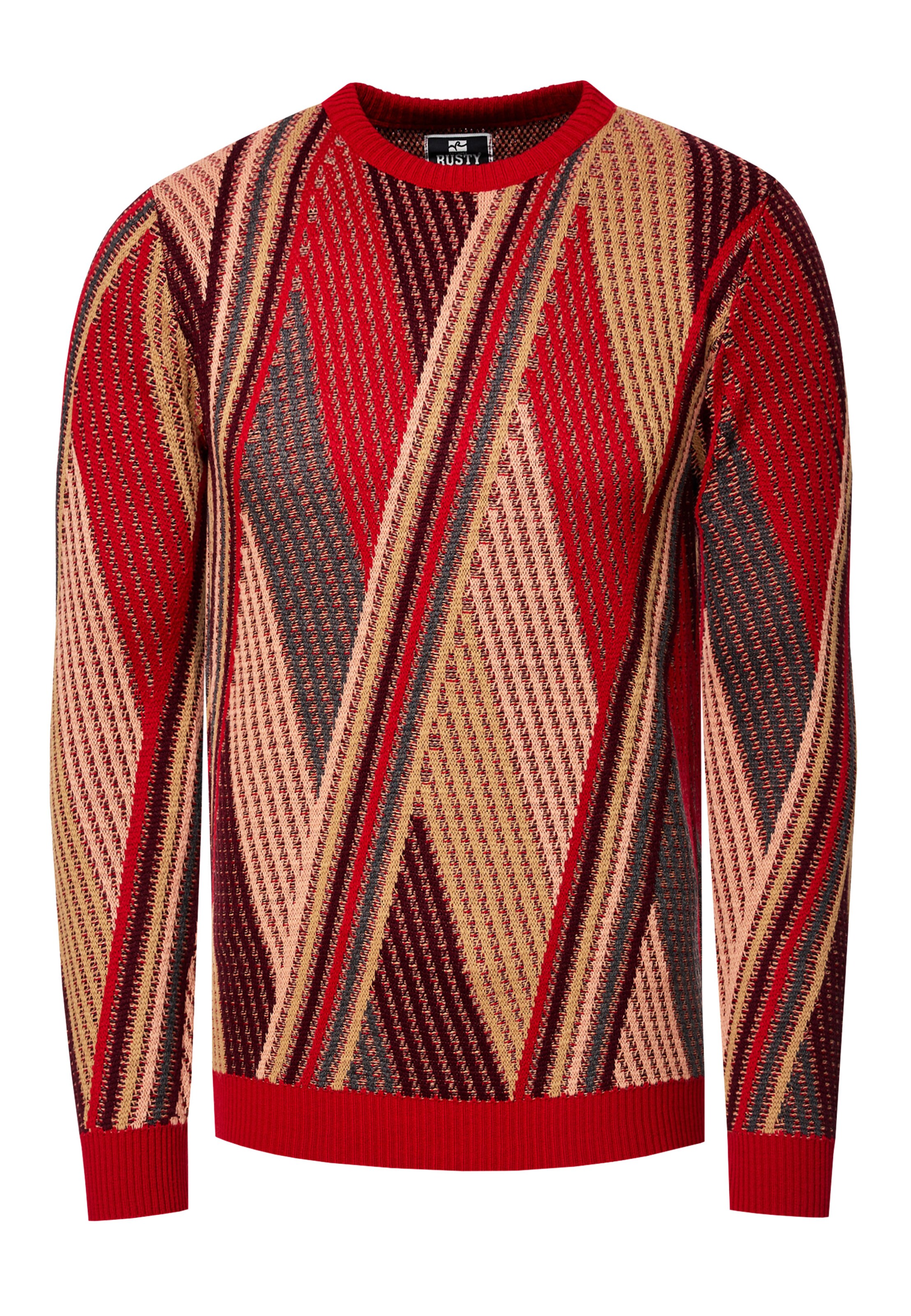 Rusty Neal Pullover in Rot: Vorderseite