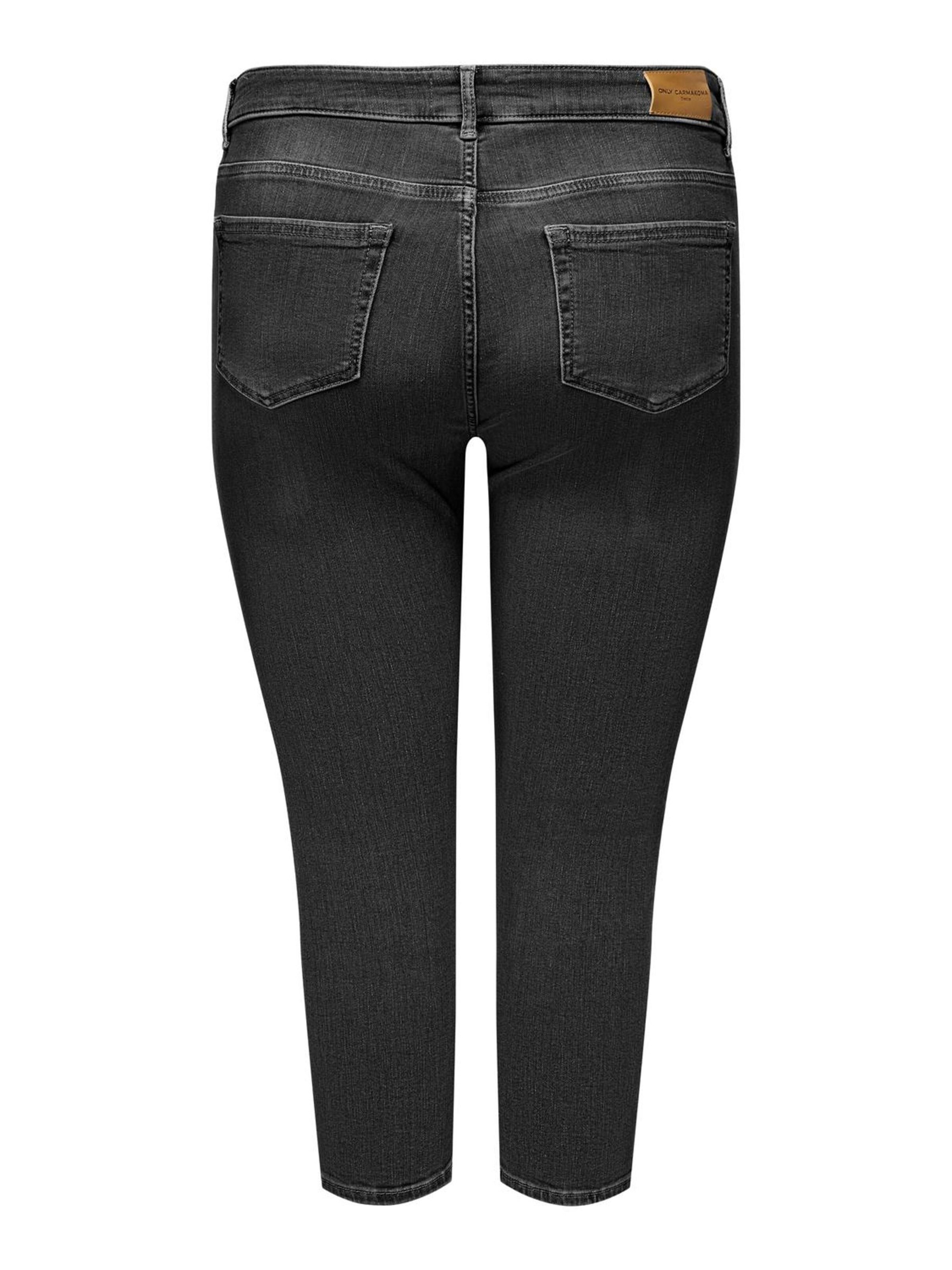 ONLY Carmakoma Slim fit Jeans 'WILLY' in Black