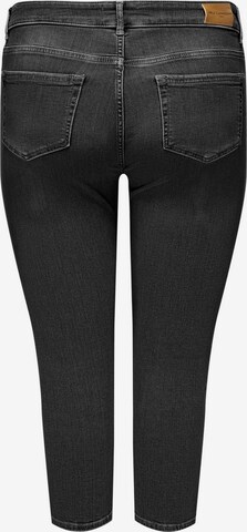 ONLY Carmakoma Slimfit Jeans 'WILLY' in Schwarz