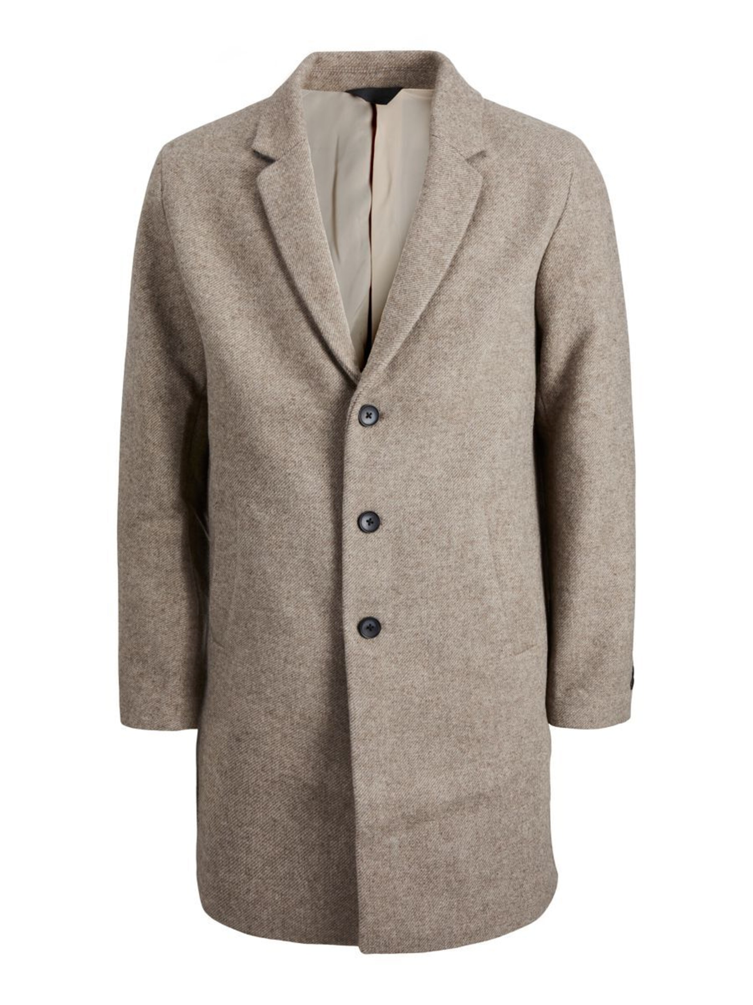 JACK & JONES Демисезонное пальто в Серый: спереди
