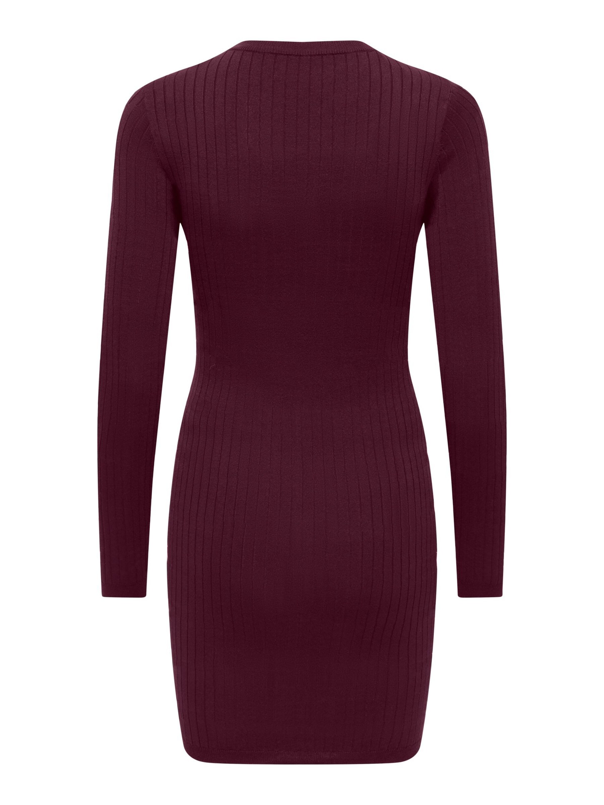 Only Maternity Gebreide jurk 'OLMFemi' in Rood