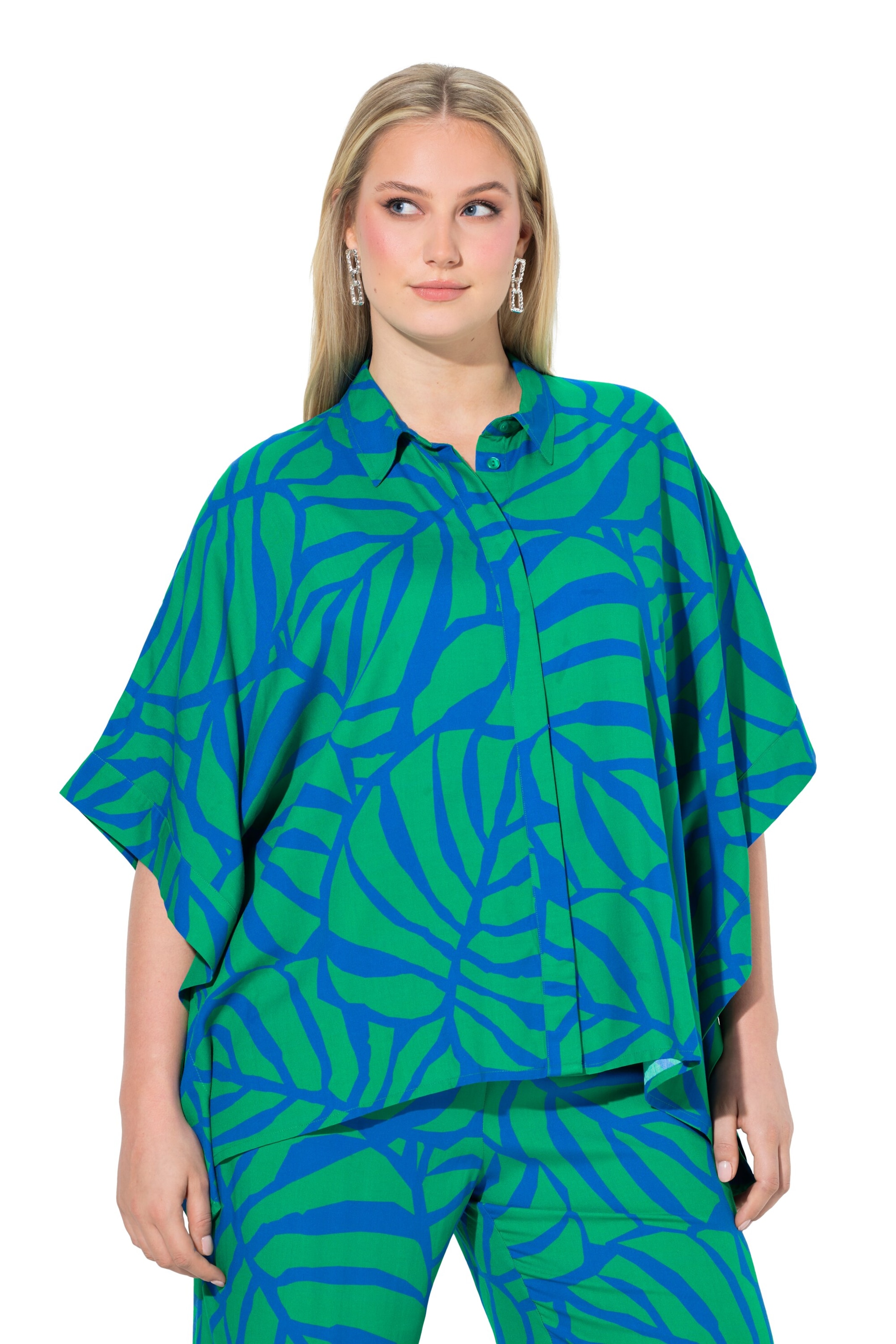 Ulla Popken Bluse in Grün: Vorderseite